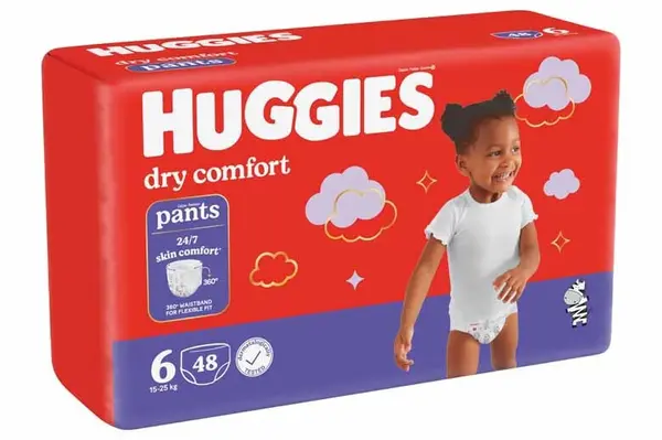 Huggies Dry Comfort Pants Size 6 48s