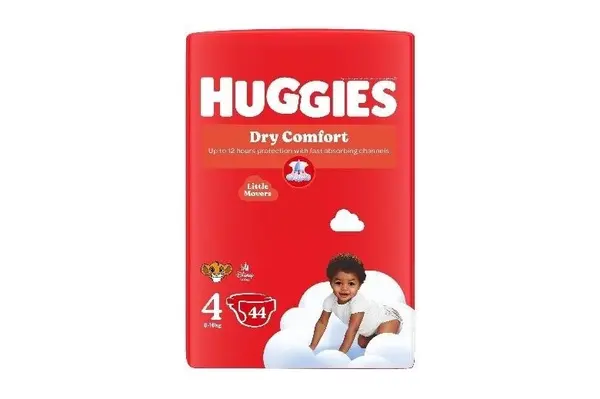 Huggies Dry Comfort Size 4(8-14)Kgs 44's