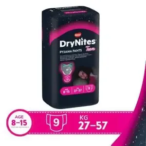 HUGGIES DRYNITES girl 8-13yrs 30-48 Kgs