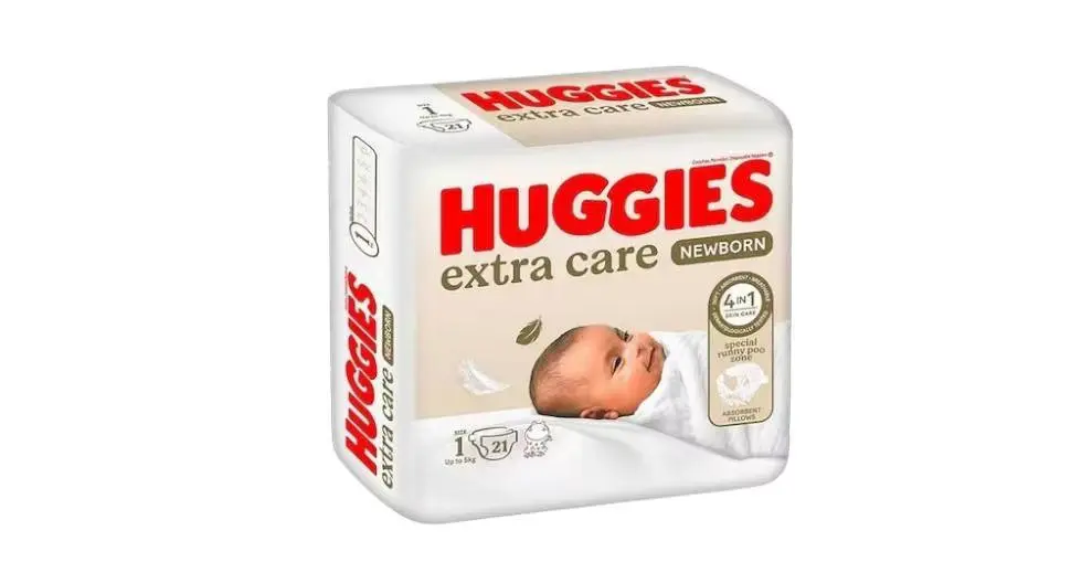 Huggies Gold Newborn Size1 Upto 5Kg 21's