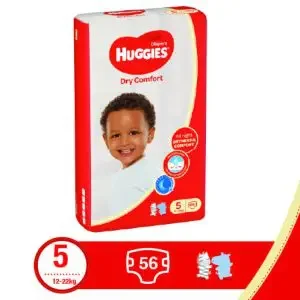 Huggies Jumbo Dry Comfort Diapers (Size 5) 12-22Kgs 56'S