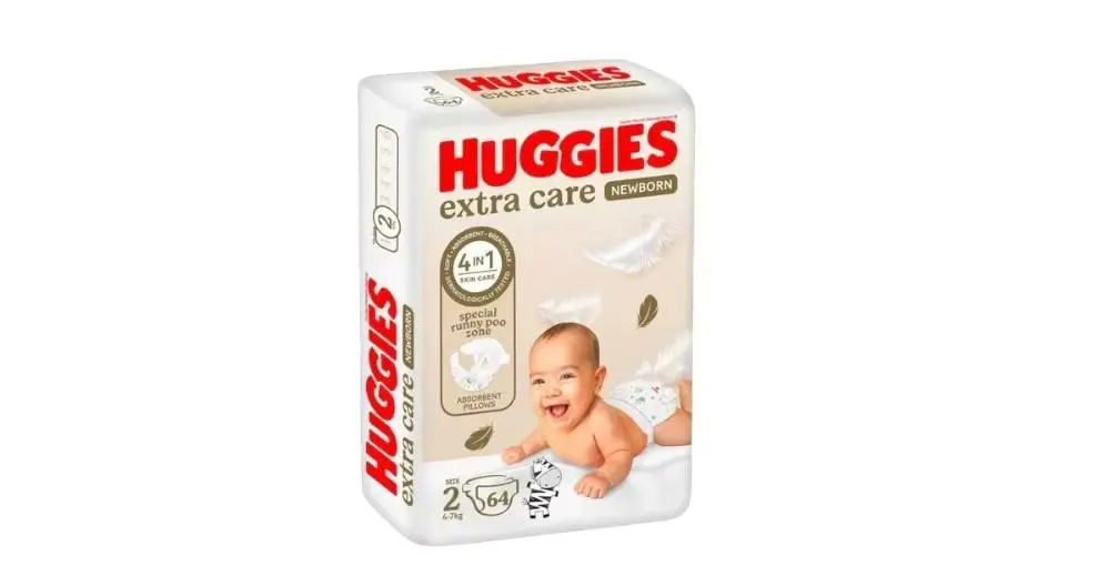 Huggies Newborn Jumbo Size 2 64's