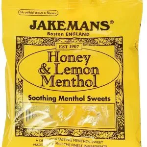 Jakemans Honey & Lemon Soothing Menthol Cough Drops 100Gm