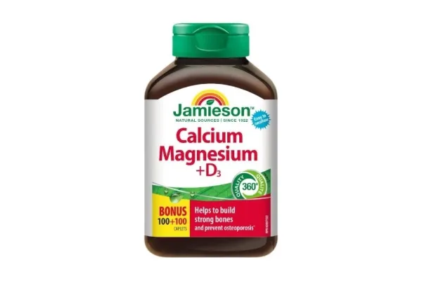 Jamieson Calcium Magnesium+D3 Caps 200's