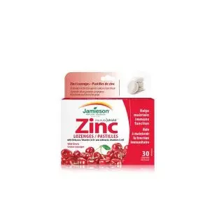 Jamieson Zinc Lozenge Cherry 30'S
