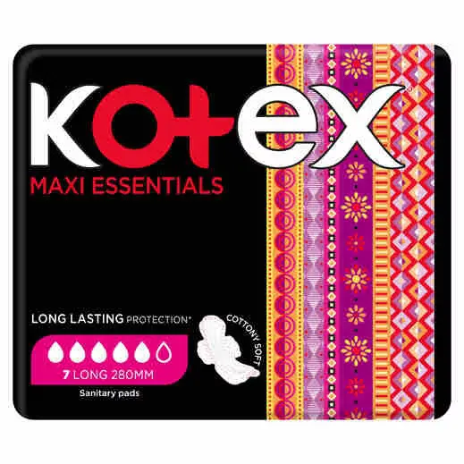 Kotex Maxi Essentials Pads Long 7's