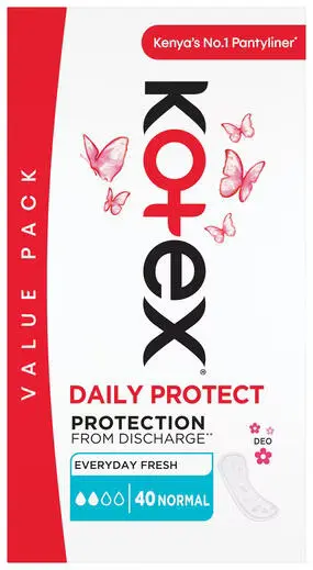 Kotex Panty Liners Deodorised 40's