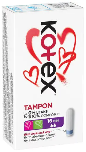 Kotex Tampons Mini 16's