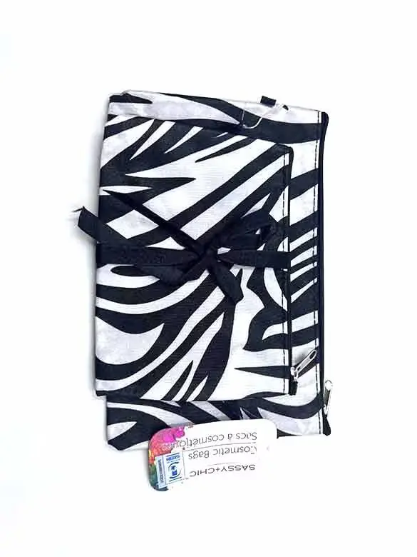 LA Colors Twin Pack Bags Zebra Print