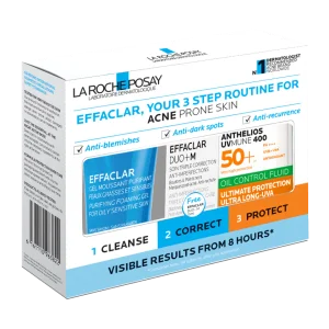 La Roche Posay Effaclar Acnes Routine Kit 3 in 1