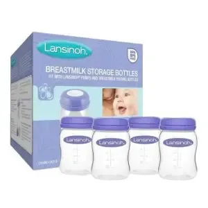 Lansinoh Plastic Milk Storage Bottles