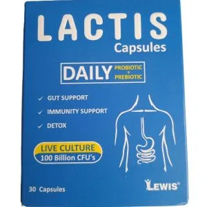 Lewis Lactis Capsules 30S