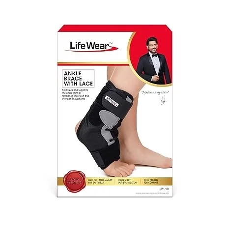 Lifewear Ankle Brace With Lace Medium