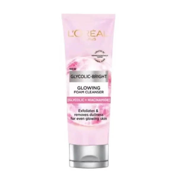 L’oreal Glycolic Bright Face Cleanser Foam 100ML