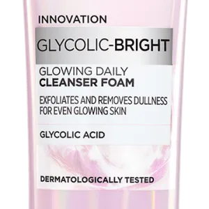 L'Oréal Paris Glycolic Bright Face Cleanser Foam 100Ml