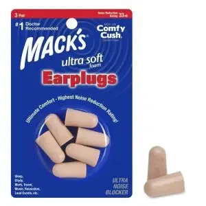 Macks Ultra Soft Foam Earplugs 3Pair 923