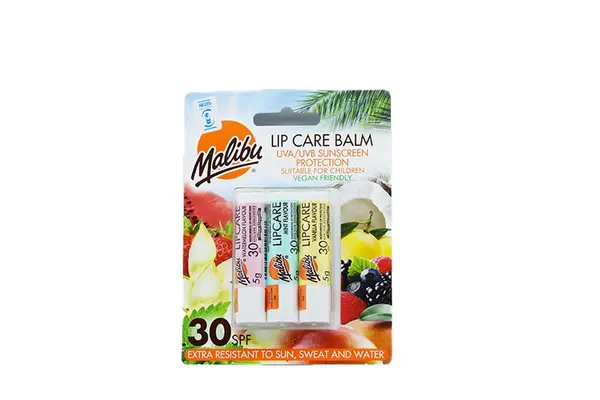 Malibu Lipcare Balm SPF30 5g 3's