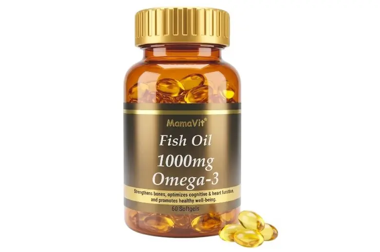 Mamavit Fish Oil 1000mg (Omega-3) Softgels 90's