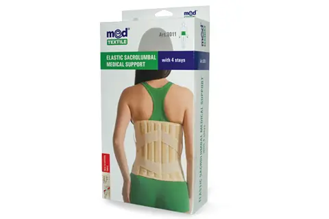 Medtextile Elastic Sacrolumbar Support (M) 4 stays
