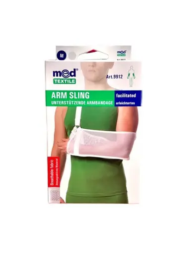 Medtextile White Arm Sling Facilitated-M