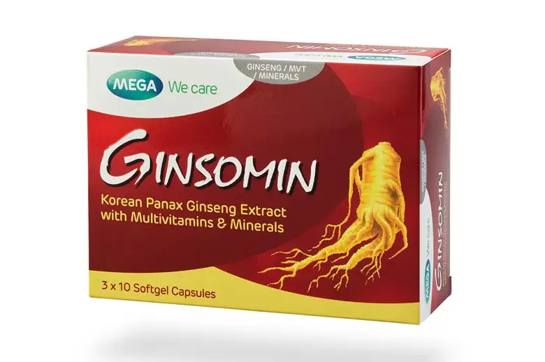 Mega Ginsomin Capsules 30's