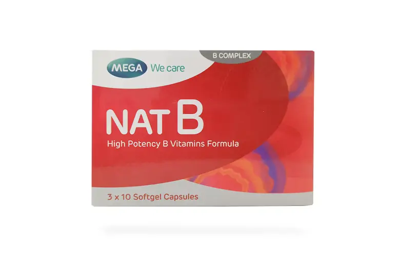 Mega Nat B Caps 30s