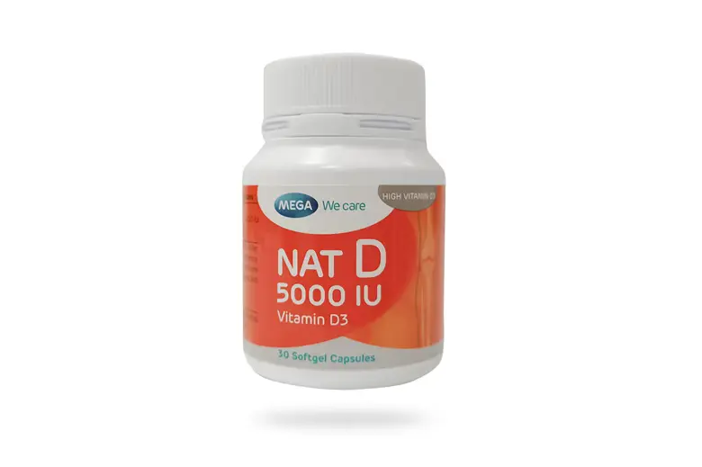 Mega Nat D 5000IU 30's