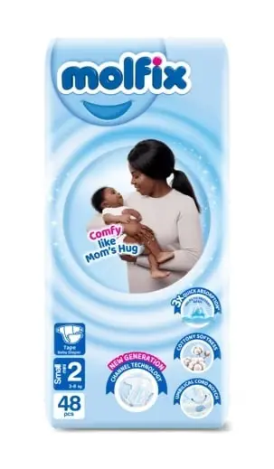 Molfix Diapers Size 2 Small (3-6 kg) 48's