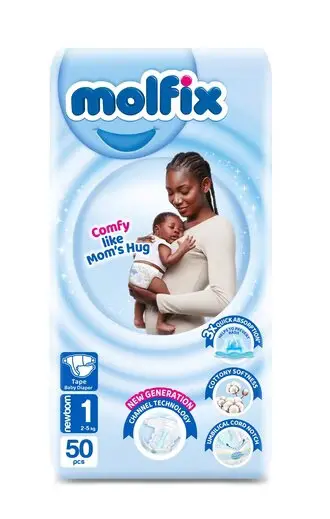 Molfix Newborn No. 1 (2- 2.5 kgs) 50's