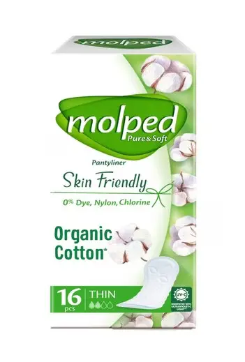 Molped Pure & Soft Pantyliners 16s