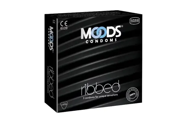 Moods Ribbed Condoms
