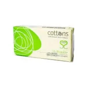 Natural Cotton Tampons Regular 16S