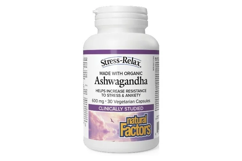 Natural Factors Ashwagandha 600mg Veg Cap 30's
