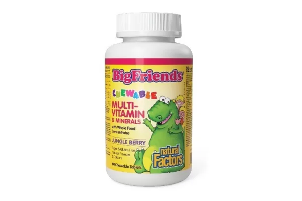 Natural factors Bfriend M/vit Chewable Tabs 60's