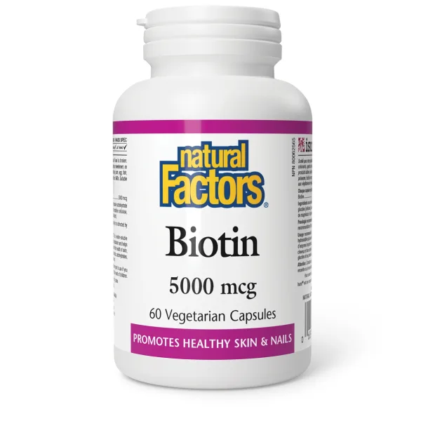Natural Factors Biotin 5000mcg Capsules 60's