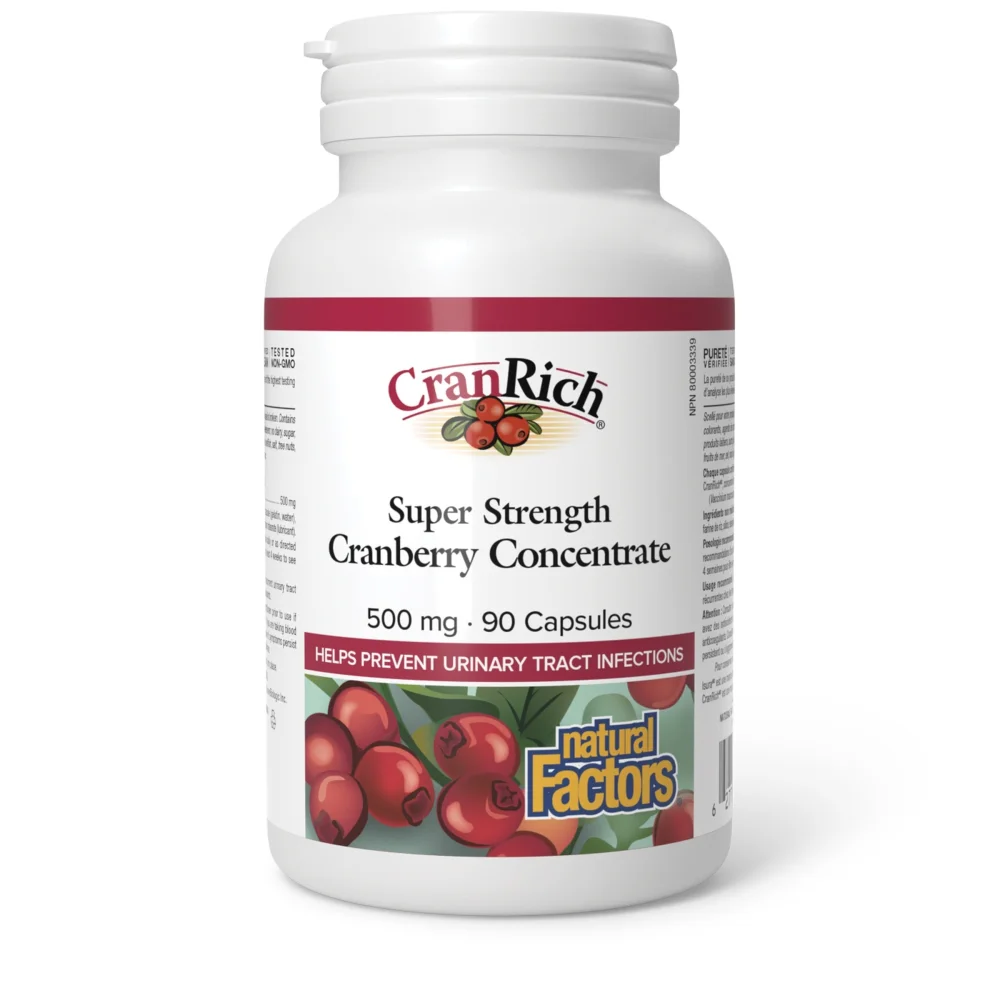 Natural Factors CranRich 500mg Cap 90