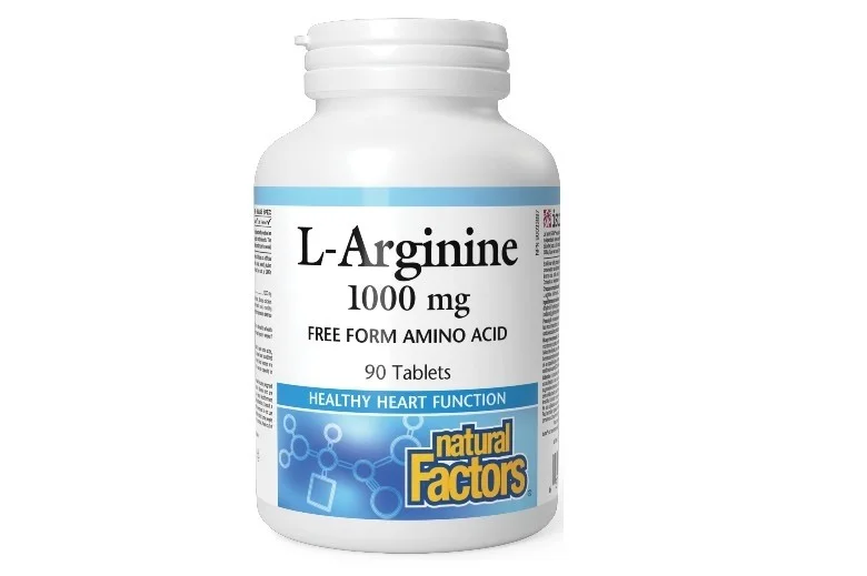 Natural Factors L-Arginine 1000mg Tabs 90's
