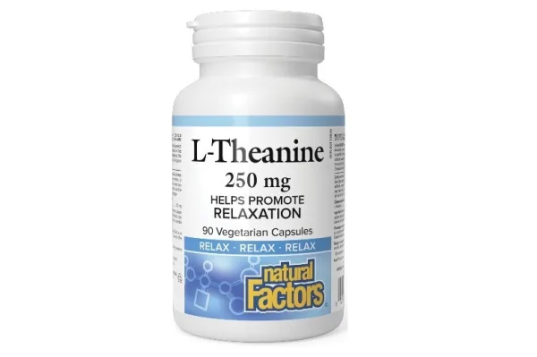 Natural Factors L-Theanine 250mg Vcaps 90's