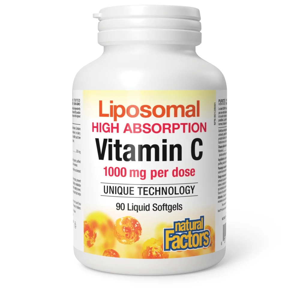 Natural Factors Liposomal Vit C 1000mg SG 90's