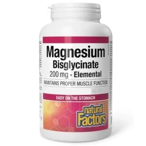 Natural Factors Magnesium Bisglycinate 200Mg Caps 120