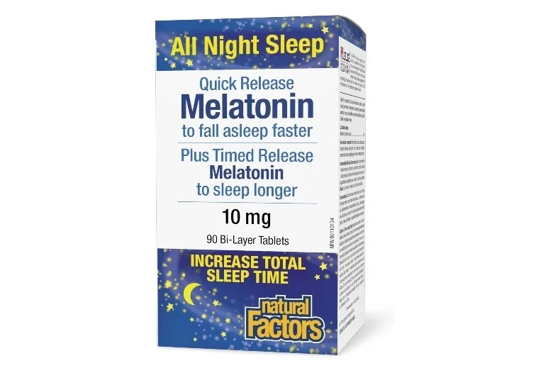 Natural Factors Melatonin 10mg Tablets 90's