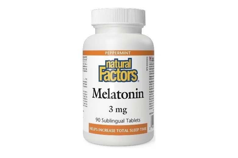 Natural Factors Melatonin 3mg Subling Tablets 90's