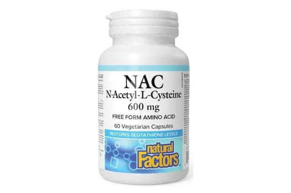 Natural Factors NAC 600mg Vcaps 60's