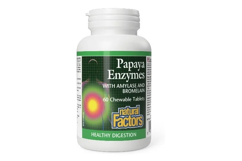 Natural Factors Papaya Enzyme Chewable Tabs 60's