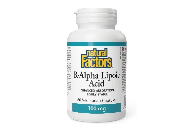 Natural Factors R-Alpha Lipoic Acid 100mg Vcap 60s