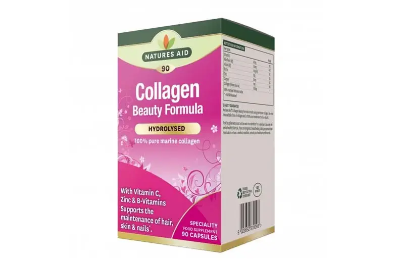 Natures Aid Collagen Beauty Formula Caps 90's