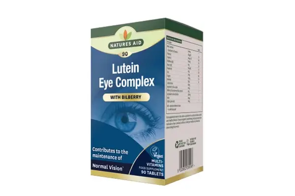 Natures Aid Lutein Eye Complex Tablets 90's