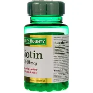 Natures Bounty Biotin 1000Mcg Coated Tablets 100S