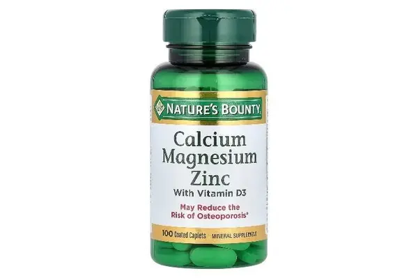 Natures Bounty Ca-Mg-Zn + D3 Caplets 100s
