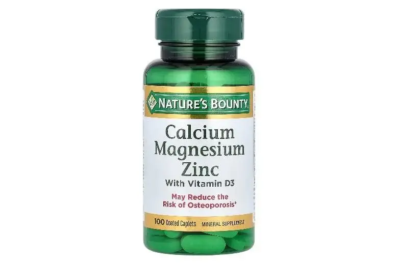 Natures Bounty Ca-Mg-Zn + D3 Caplets 100s